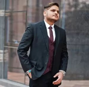 Stylish indian businessman